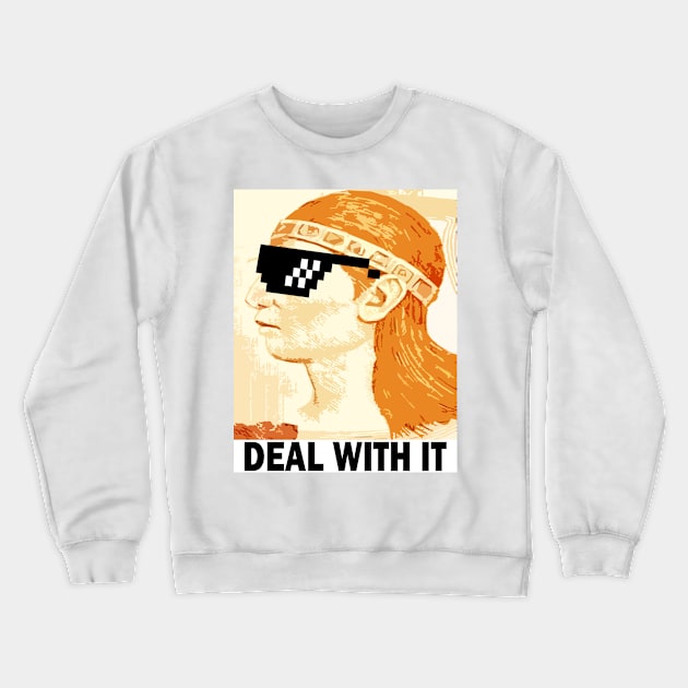 DEAL WITH IT LEMPIRA Crewneck Sweatshirt by tioricky